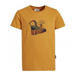 Lundhags Fulu Climbing T-shirt Jr - Gold - Str. 146/152 - T-shirt