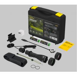 Armytek Predator Pro Extended Set / Warm / Fully Equipped Set For Tactical Tasks: Flashlight, Two 18650 Li-ion Batteries, Magnetic Usb Charger, Magnetic Mount, Magnetic Remote Switch, Two Color Filters - Lommelygte