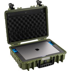 Se B&W Outdoor Cases BW Outdoor Cases Type 5040 for Apple MacBook Pro 16 inches / Bronze green - Kuffert hos Outmore.dk