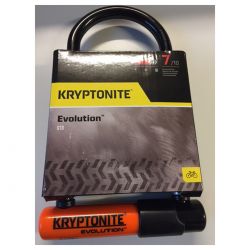 Kryptonite U-lock Evolution Std Bøjlelås 10.2x22.9cm Flexframe - Cykellås