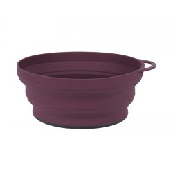8: Lifeventure Silicone Ellipse Flexi-bowl, Purple - Skål
