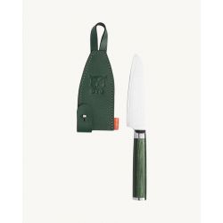 Øyo Skarvet Smaragd Santoku Vegetable Knife - Green - Kniv billede