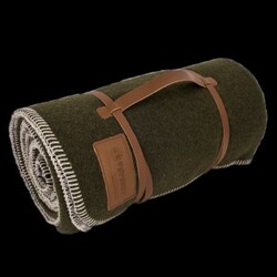 2: Petromax Wool Blanket 150 x 200 cm - Moss Green/Black - Str. 150 x 200 cm - Tæppe