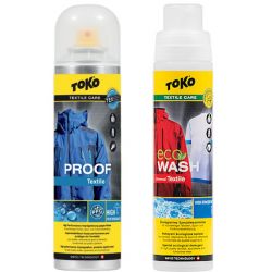 Toko Duo-pack Textile Proof & Eco Textile Was - Imprægnering