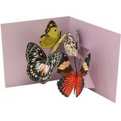 Billede af Pop-up Card Four Butterflies