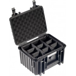 B&W Outdoor Cases BW Outdoor Cases Type 2000 BLK RPD (divider system) - Kuffert
