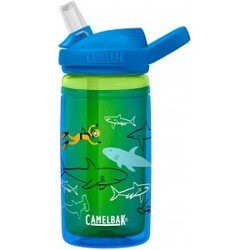 Camelbak Cb Eddy+ Kids Insulated 14oz - Scuba Sharks - Str. .4L - Drikkeflaske