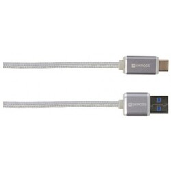 Charge n Sync USB Type-C (3.0) Steel Line, 1m
