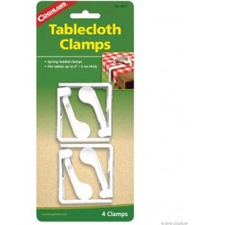 Coghlans Tablecloth Clamps - Pkg Of 4 - Tilbehør til camping