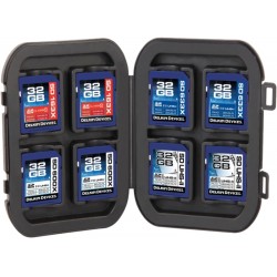 Delkin Weather Resistant Case for 8 SD cards - Etui
