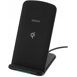 Deltaco Fast Wireless Charging Pad, Qi Certified, 10w, Blk - Oplader