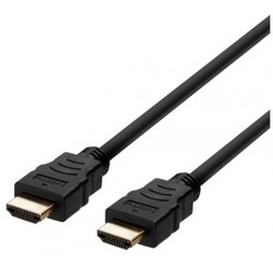 Deltaco Hdmi A Male-a Male Uh Speed Certified 2.1 2m Black - Ledning