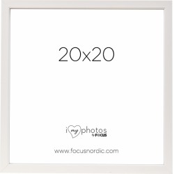 Focus Rock White 20x20 - Ramme