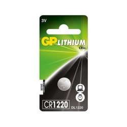 GP Lithium 3V CR1220 Knapcelle Batteri