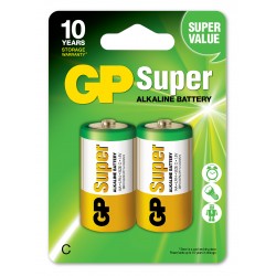 GP Super Alkaline 14A LR14 C batteri - 2 stk.