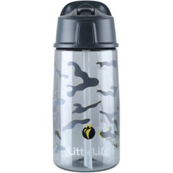 Littlelife Water Bottle - Camo, 550ml - Drikkeflaske