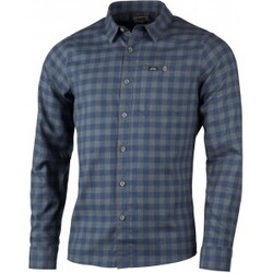 Lundhags Ekren Ms Ls Shirt - Deep Blue - Str. XXL - Skjorte