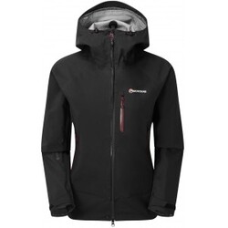 Montane Fem Alpine Spirit Jacket - BLACK - Str. 36 - Skaljakke