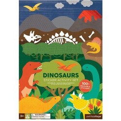 Petit collage - Sticker Activity Set Dinosaurs