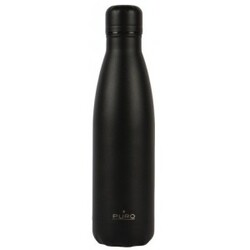 Puro Icon Flaske, 500 Ml, Soft Touch, Sort - Termoflaske