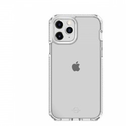 ITSKINS SUPREME CLEAR cover til iPhone 12 / 12 Pro - Hvid og gennemsigtig - Mobilcover