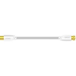 SX Sat. F to Ant. cable 2.0m Coax M - F Connector M  White