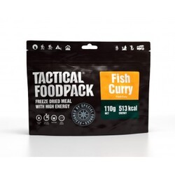 Tactical Foodpack Fish Curry - Hovedret Vægt: 110g - Potion: 410g Energi: 513kcal. - Mad