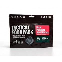 Tactical Foodpack Rice Pudding And Berries - Morgenmad Vægt: 90g - Potion: 300g Energi: 450kcal.