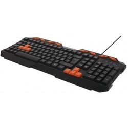 Køb Tastatur, Anti-ghosting, USB, nordisk layout, sort/orange - (7333048028907)