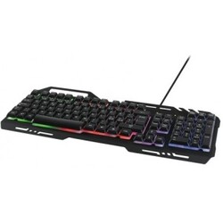Køb Tastatur, RGB belysning, Nordisk Layout, metalramme, sort - (7333048033437)