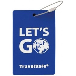 Travelsafe Address Labels Travelsafe - Blue - Str. Stk. - Rejseudstyr