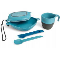 Uco Mess Kit, 6 Pc, Classic Blue - Service