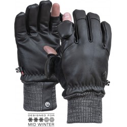 Vallerret Hatchet Leather Photography Glove Black XL - Handsker