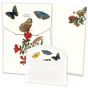 Billede af Writing Set Merian Butterflies