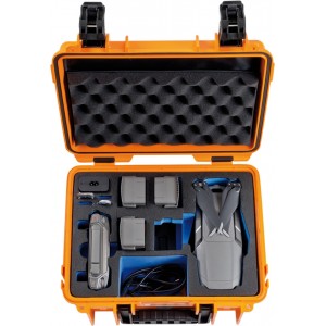 Billede af B&W Outdoor Cases BW Drone Cases Type 3000 DJI Mavic 2 (Pro/Zoom) incl. Fly More Kit Orange - Kuffert