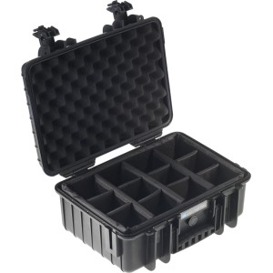 Billede af B&W Outdoor Cases BW Outdoor Cases Type 4000 BLK RPD (divider system) - Kuffert