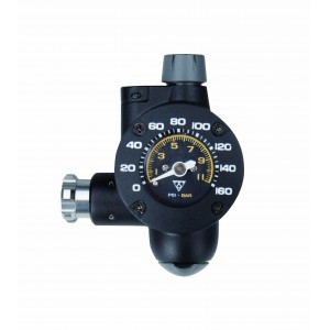 Pumpe Airbooster Co2 G2, 2-i-1 Med Dæktrykmåler - Dæktrykmåler