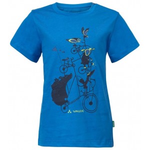 Vaude V Kids Lezza T-shirt - Radiate/Green - Str. 134/140 - T-shirt thumbnail