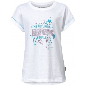 Vaude V Kids Tammar T-shirt Iv Girls - White - Str. 104 - T-shirt thumbnail