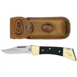 Case Hammerhead Lockback W/leather Sheath kniv