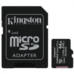 Køb Kingston 64gb Micsdhc C Select+ 100r A1 C10 Card + Adpt. - (0740617298697)