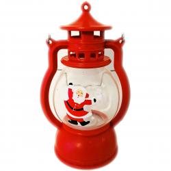 Muto Lille Rød Led Lanterne - Julemand (Red F) - Lanterne