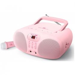 Muse Md-203 Kb Radio Player Fm With Cd Aux Mic. Pink - Radio