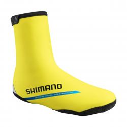 Shimano Skoovertræk Thermal Road Neon Yellow M (shoe 40-42) - Cykelsko overtræk