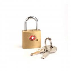 Travelblue Travel Sentry Approved Key Lock, Gold - Hængelås