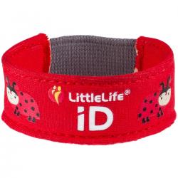 Littlelife Safety Id Strap, Ladybird - Id armbånd