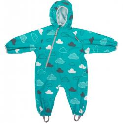 Littlelife Waterproof All In One Suit, Teal Clouds, - Flyverdragt