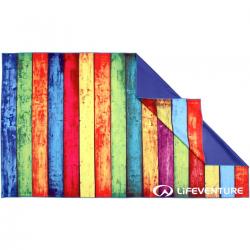 Lifeventure Softfibre Trek Towel - Striped Planks - Håndklæde