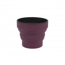 Lifeventure Silicone Ellipse Flexi-mug, Purple - Krus