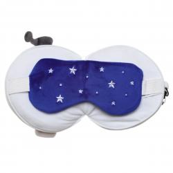 Relaxeazzz Space Cadet Plush Travel Pillow & Eye Mask - Nakkepude